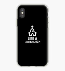 Like A God Church (WHITE) - Everyday Bro -Team Ten Jake Paulers iPhone Case