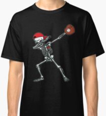 Dabbing Skeleton Baseball T-Shirt Dab Hip Hop Skull Gift Classic T-Shirt
