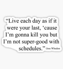 Joss Whedon Sticker
