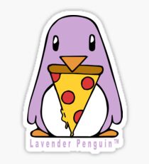 Lavender with Pizza Sticker