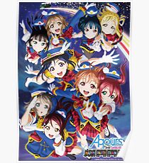 Happy Party Train Aqours Poster Poster