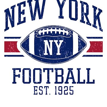 Vintage New York NY Football Team Retro Giants Goalline Sport