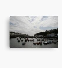 Porthleven Harbour Canvas Print