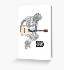 Jump up to the ed ge of world Greeting Card