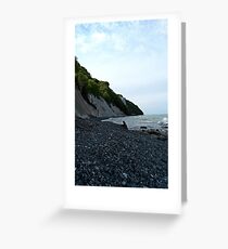 Wildly romantic chalk coast Rügen Greeting Card