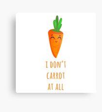 I don't carrot at all Metal Print