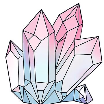 Holographic Crystal Sticker for Sale by Royal Sass
