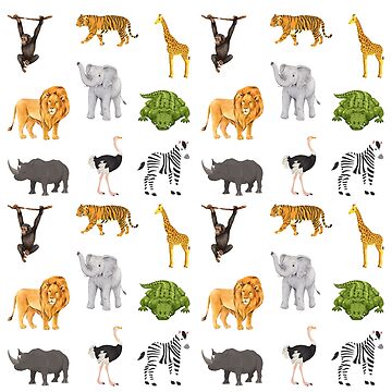 choose large sticker!* Mega Cute Animals #1 Sticker for Sale by  littlemandyart