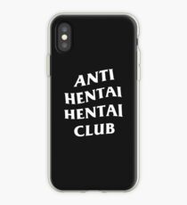 anti hentai hentai club iPhone Case