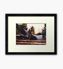 'Just Daydreaming' : Chloe from Life is Strange rendered by Bertsz Framed Print