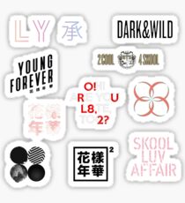 BTS ALBUM ARTWORKS (BESCHREIBUNG FÜR AKTUALISIERTE VERSION PRÜFEN!) Sticker