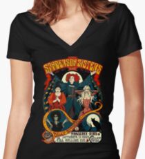 Sanderson Sisters Women's Fitted V-Neck T-Shirt