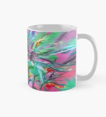 Pink Floral Splash Mug