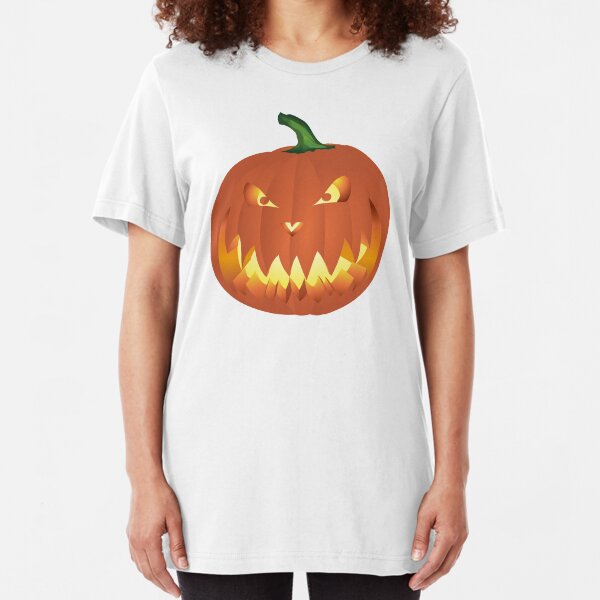 Halloweenkürbis... Slim Fit T-Shirt