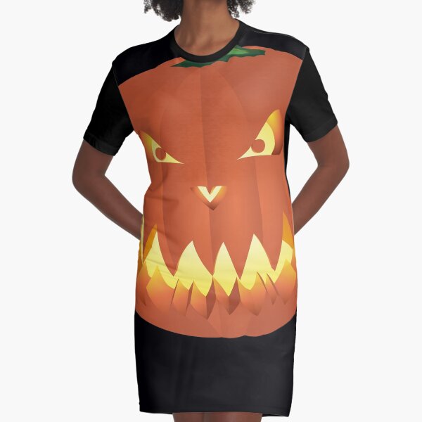 Halloweenkürbis... T-Shirt Kleid