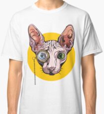 Sphinx Cat with Monocle Classic T-Shirt