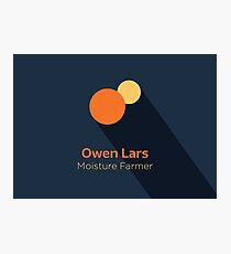 Owen Lars - Star Wars Photographic Print