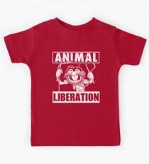 Animal Liberation - funny (red) Kids Tee
