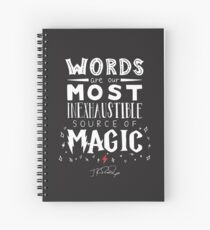 Cuaderno de espiral JK Rowling Magic Quote