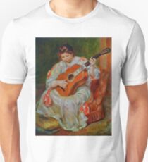 Vintage Pierre Renoir Joueuse De Guitare 1897 Fine Art Unisex T-Shirt