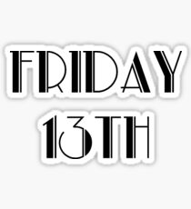 friday 13th Sticker