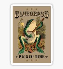 Bluegrass Pickin' Time Sticker