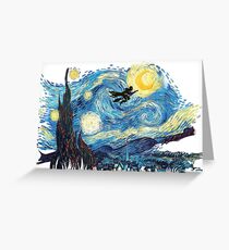 starry magic Greeting Card