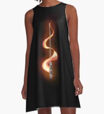 Incendio A-Line Dress