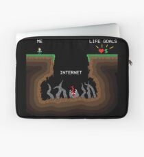 Internet VS Life goals Laptop Sleeve