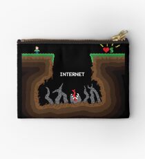 Internet VS Life goals Studio Pouch