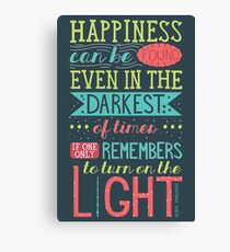 Happiness Canvas Print