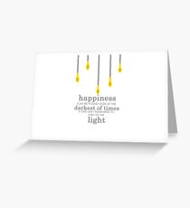happiness // albus dumbledore Greeting Card