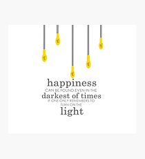 happiness // albus dumbledore Photographic Print