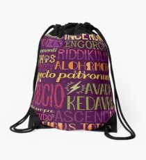 Spells Drawstring Bag