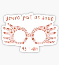 Luna Lovegood Glasses Sticker