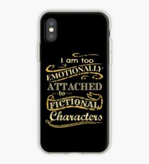 Vinilo o funda para iPhone Estoy demasiado apegado emocionalmente a los personajes de ficción