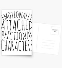 Postales emocionalmente apegado a personajes de ficción #negro