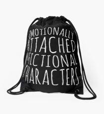 Mochila saco emocionalmente apegado a personajes de ficción #blanco