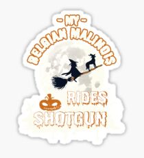 Pegatina Camisa de Halloween de Malinois belga