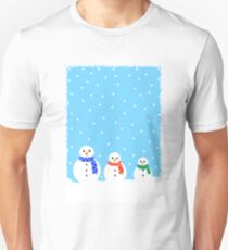 Christmas Snowmen Unisex T-Shirt