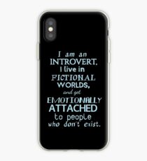 Vinilo o funda para iPhone mundos introvertidos, ficticios, personajes ficticios # 2