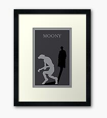 Moony Framed Print