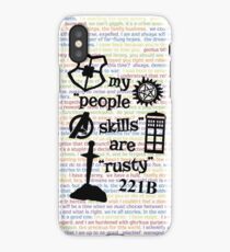 My "People Skills" are "Rusty" V2 iPhone Case