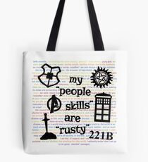 My "People Skills" are "Rusty" V2 Tote Bag