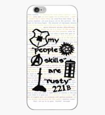 My "People Skills" are "Rusty" iPhone Case