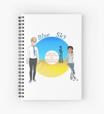 Portal Blue Sky Spiral Notebook