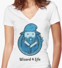 Wizard 4 Life Women's Fitted V-Neck T-Shirt