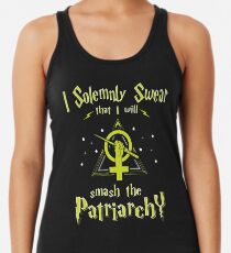 I Solemnly Swear That I Will Smash the Patriarchy Women's Tank Top