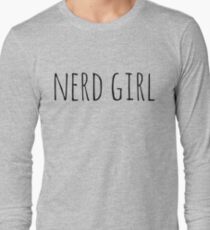 nerd girl Long Sleeve T-Shirt