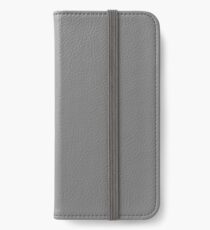 color grey iPhone Wallet/Case/Skin